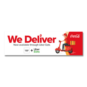 Banner 3'x10' - We Deliver